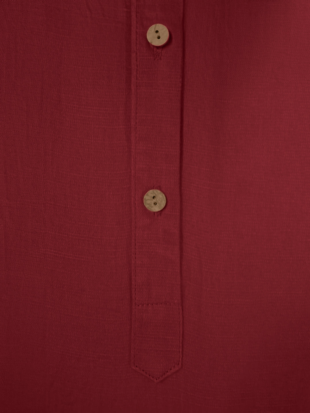 Maroon Cotton Kurta Cut