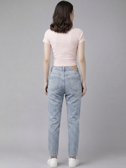 Blush Pink Cotton Crop Top