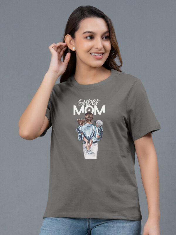 Kukra Super Mom Printed T-Shirts