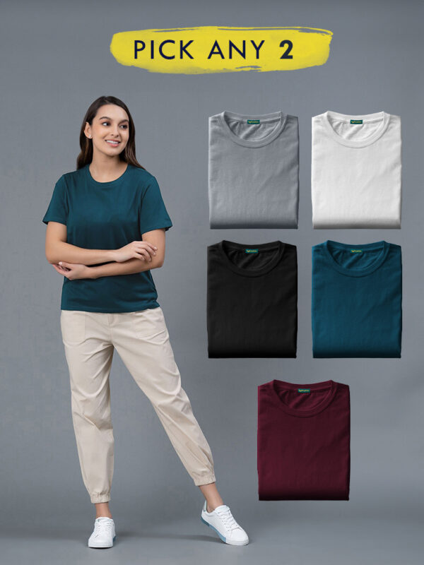 Pick Any 2 - Plain T-shirt Combo A
