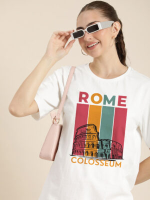 Kukra Rome Graphic Printed T-Shirts